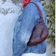 Manchester Red Snake print Baguette Bag
